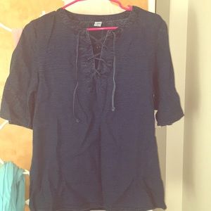 Criss cross shirt
